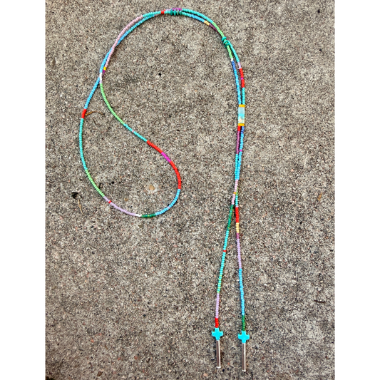 Beaded Bolo Necklace