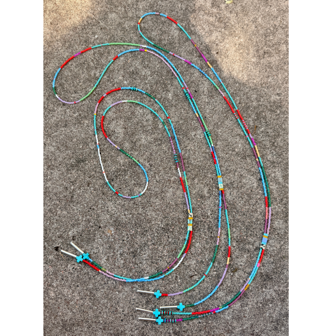 Beaded Bolo Necklace