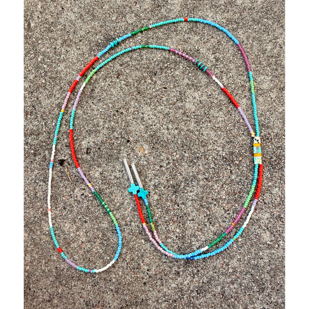 Beaded Bolo Necklace