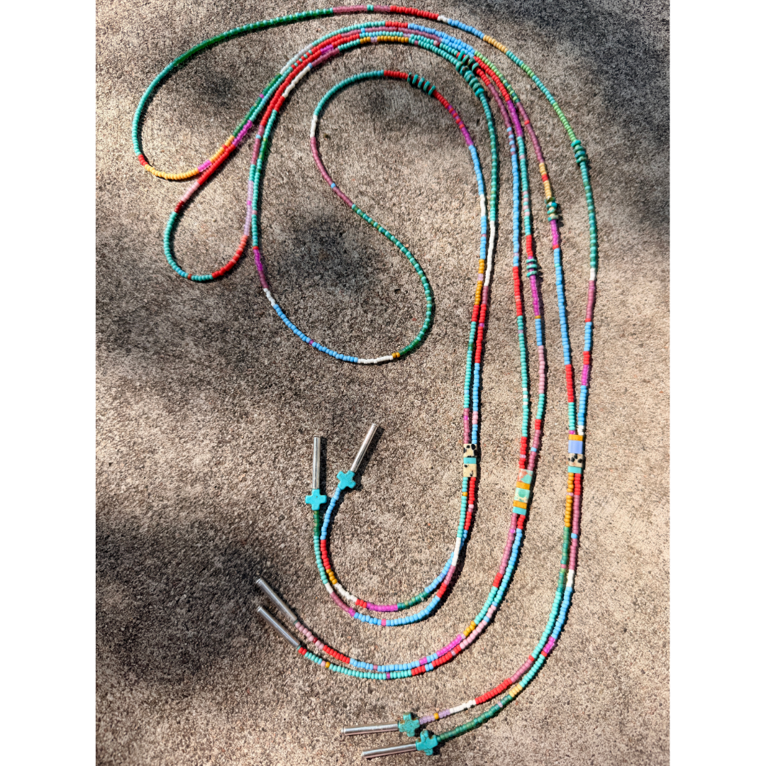 MADE TO ORDER: Beaded Bolo Necklace