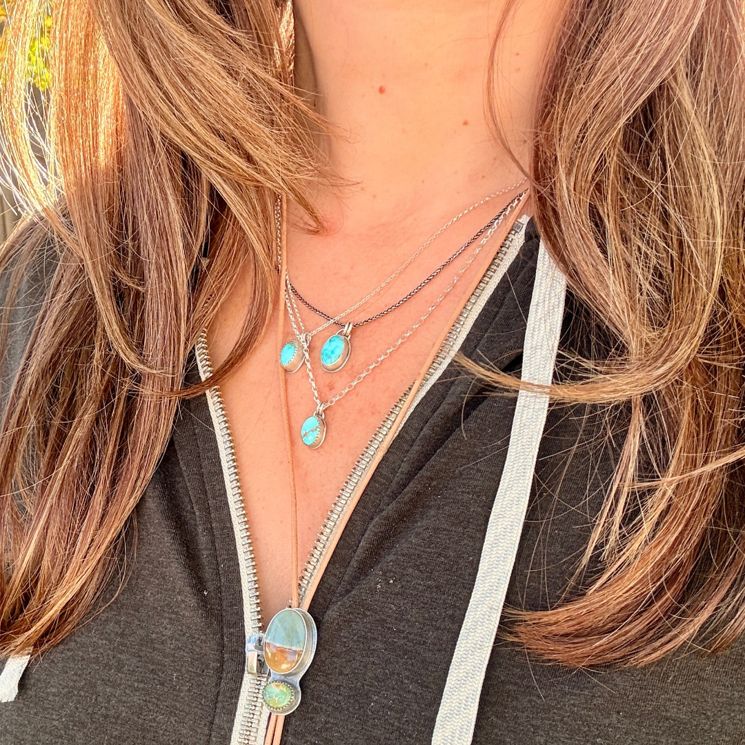 Turquoise + Landscape Jasper Lady Bolo