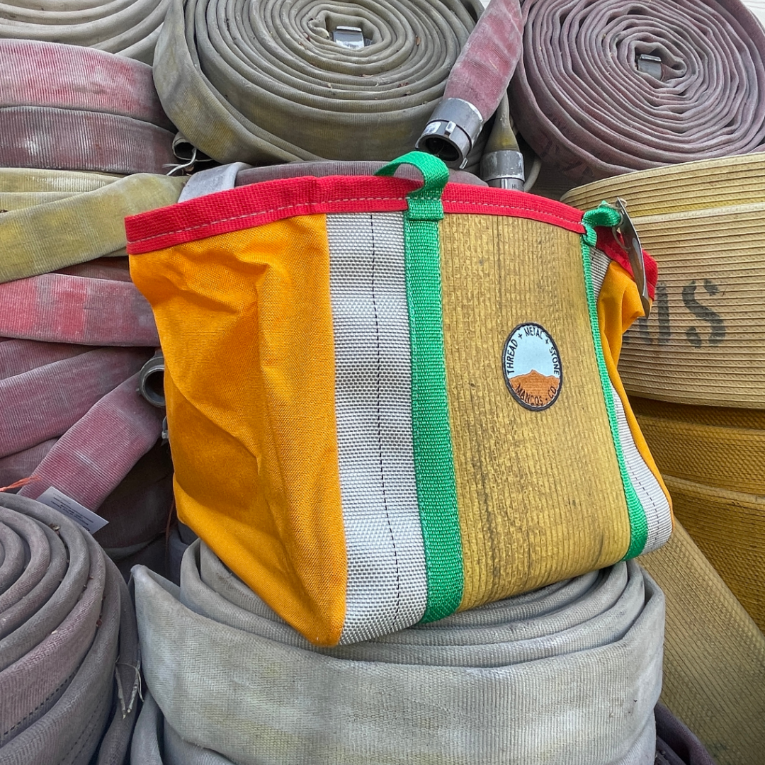 Repurposed Fire Hose Tote - Medium