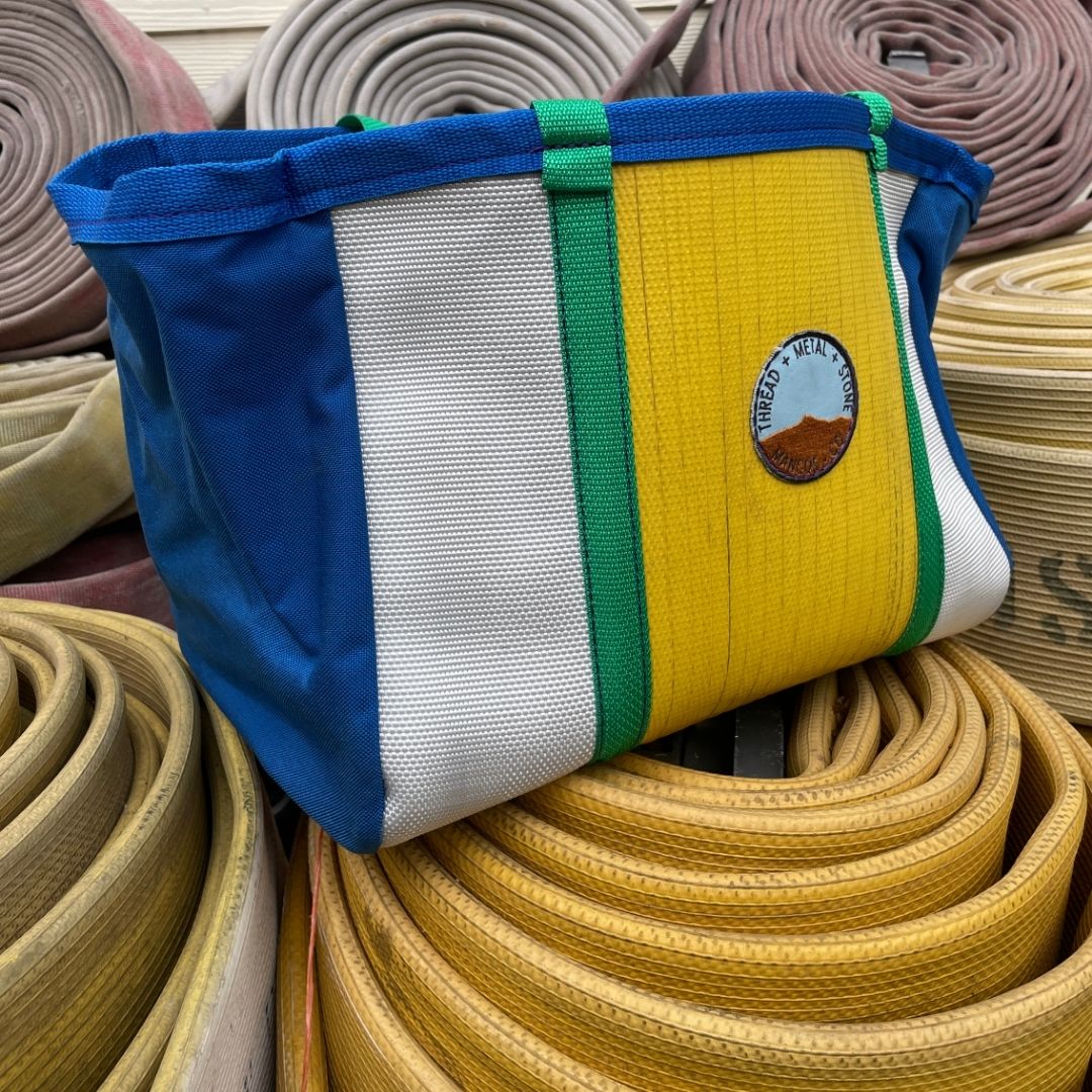 Repurposed Fire Hose Tote - Large