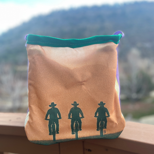 Repurposed Fire Hose Tote, Limited edition artist collection- Medium