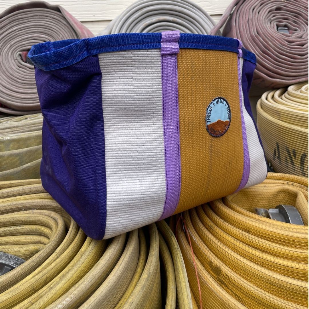 Repurposed Fire Hose Tote - Large