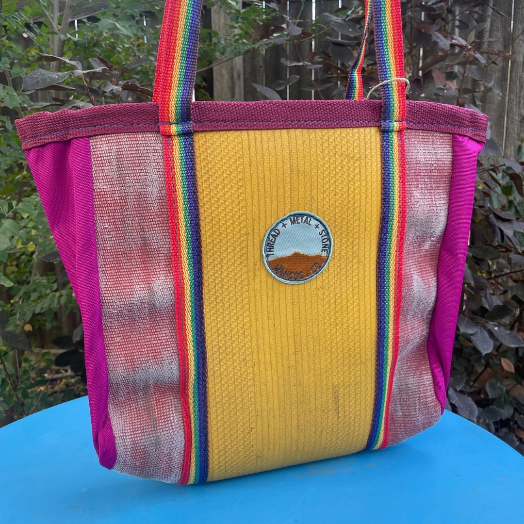 Repurposed Fire Hose Tote - Small