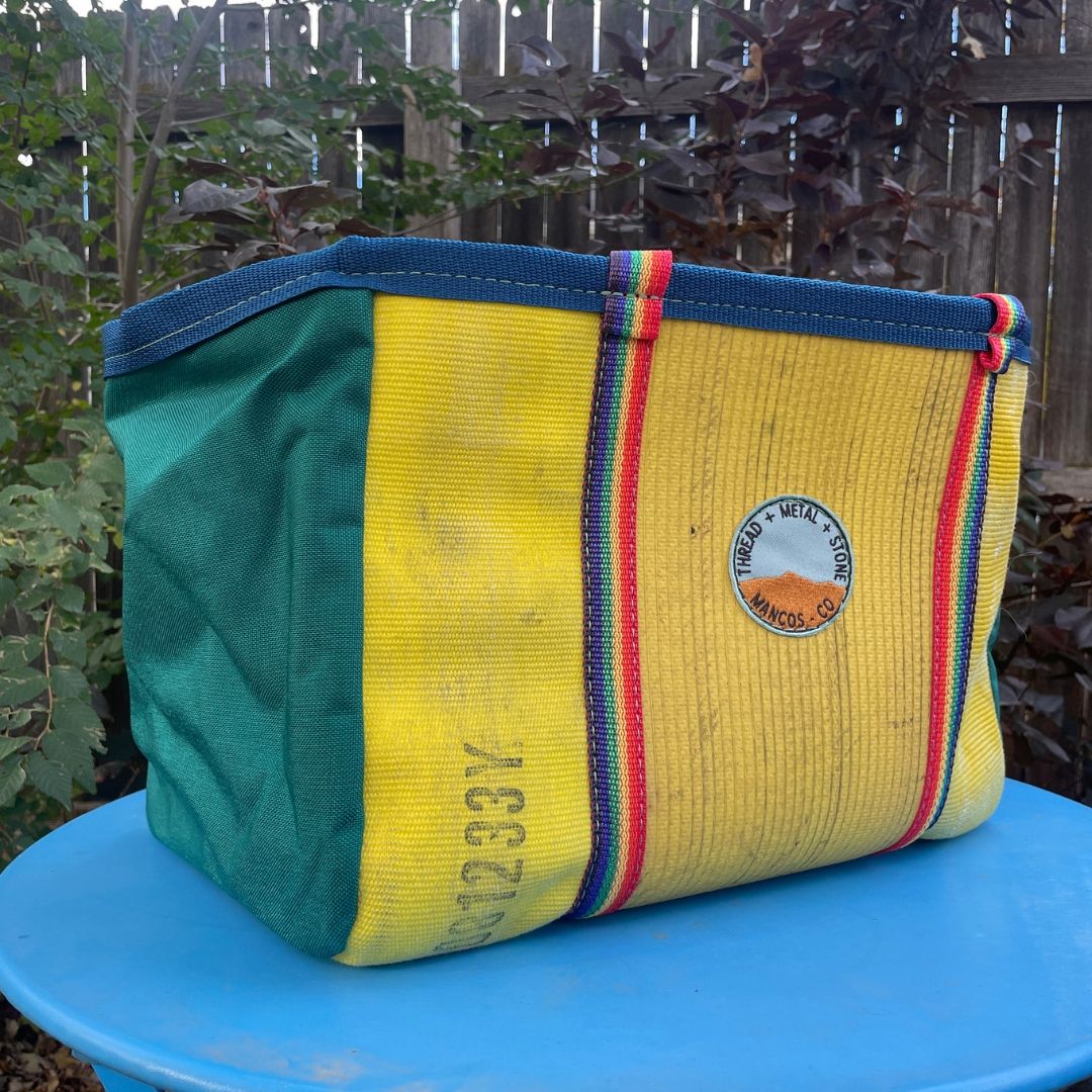 Repurposed Fire Hose Tote - Large