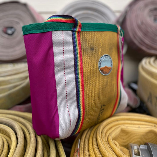 Repurposed Fire Hose Tote - Small