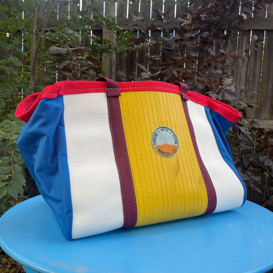 Repurposed Fire Hose Tote - Large