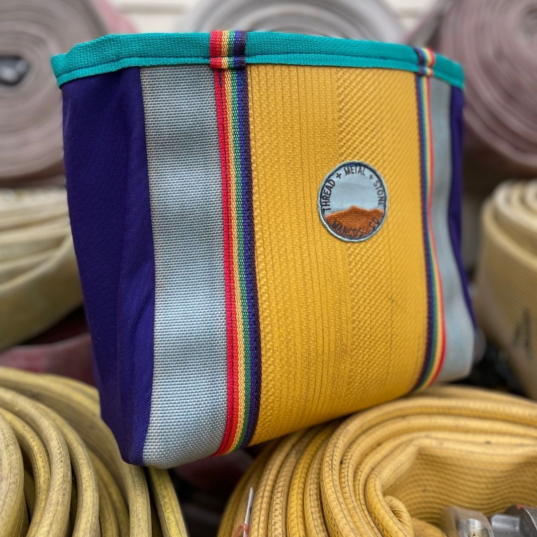 Repurposed Fire Hose Tote -Small