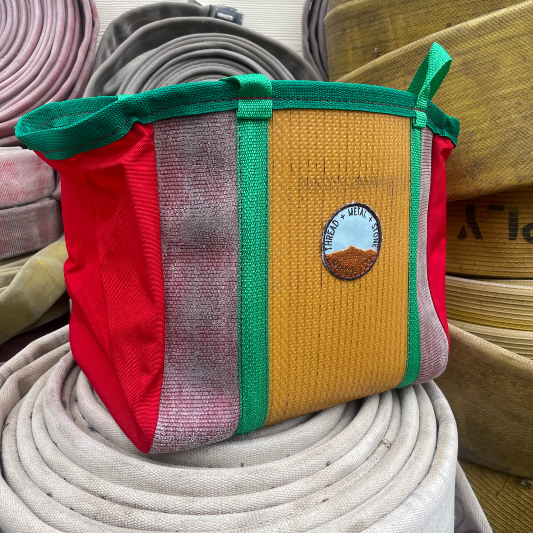 Repurposed Fire Hose Tote - Medium