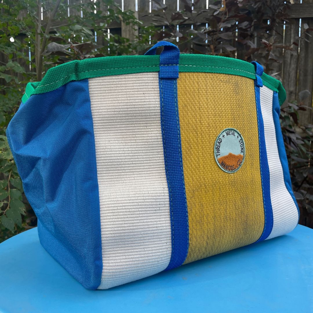 Repurposed Fire Hose Tote - Large