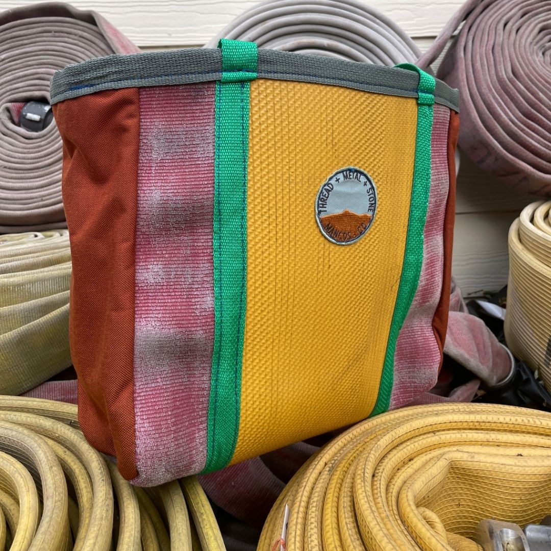 Repurposed Fire Hose Tote - Small