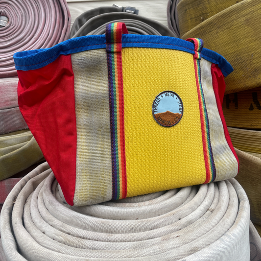Repurposed Fire Hose Tote - Medium