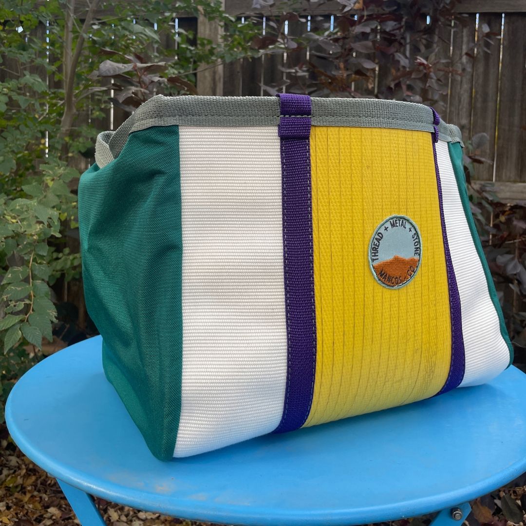 Repurposed Fire Hose Tote - Large