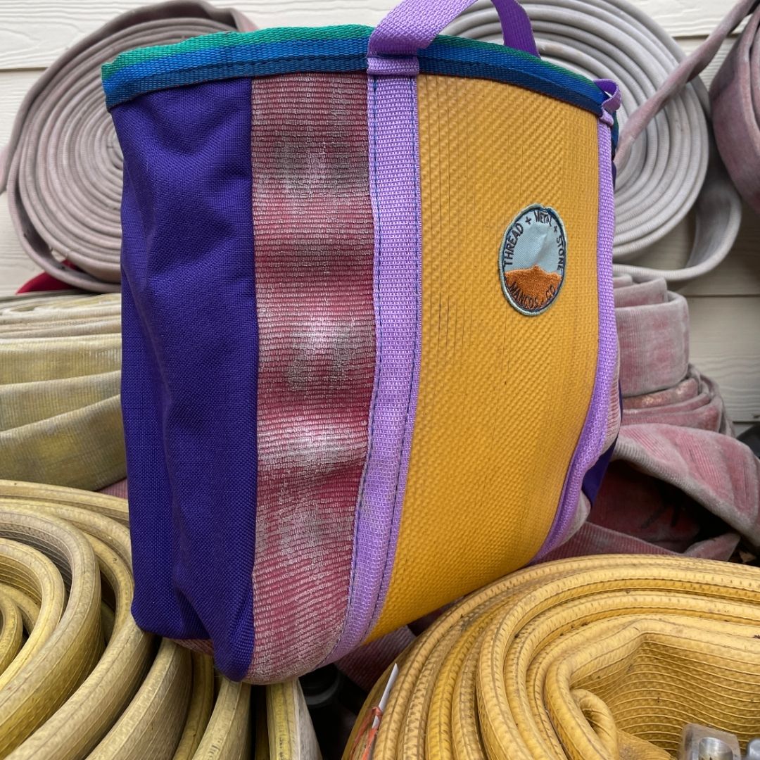 Repurposed Fire Hose Tote - Small