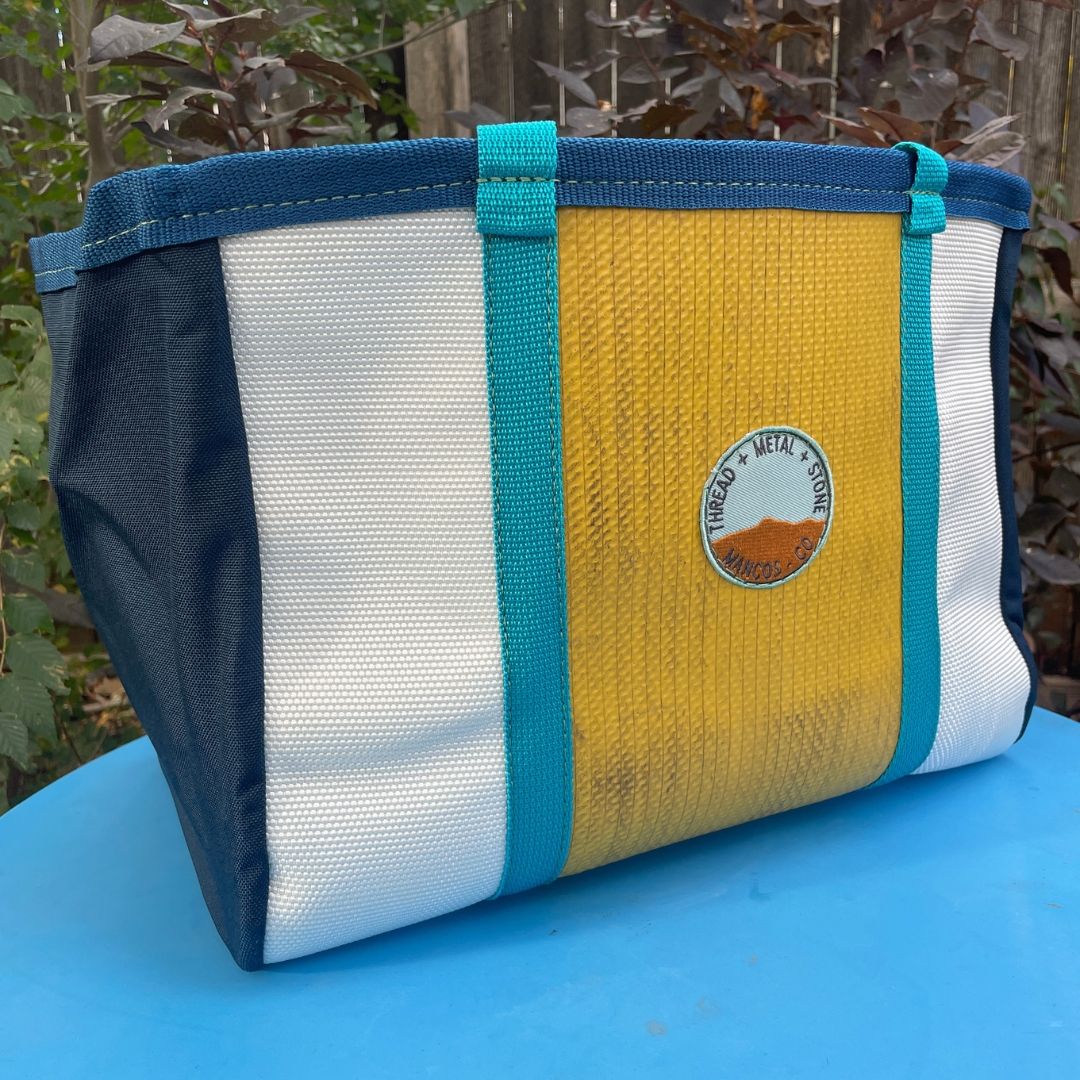 Repurposed Fire Hose Tote - Large
