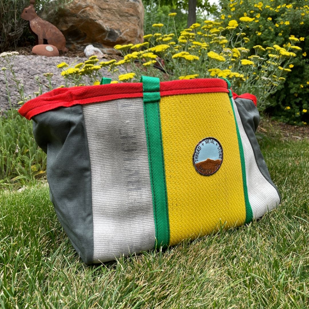 Repurposed Fire Hose Tote - Large