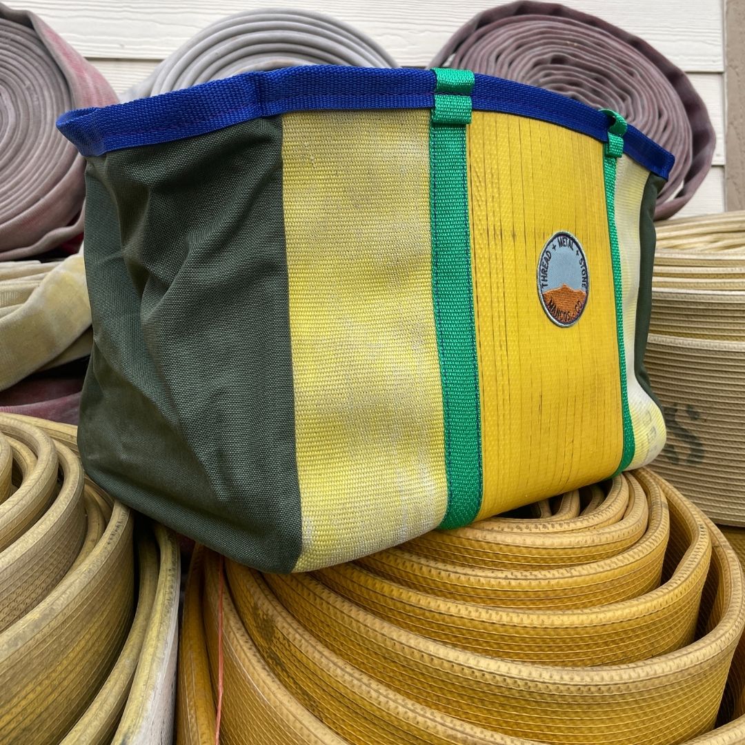 Repurposed Fire Hose Tote - Large