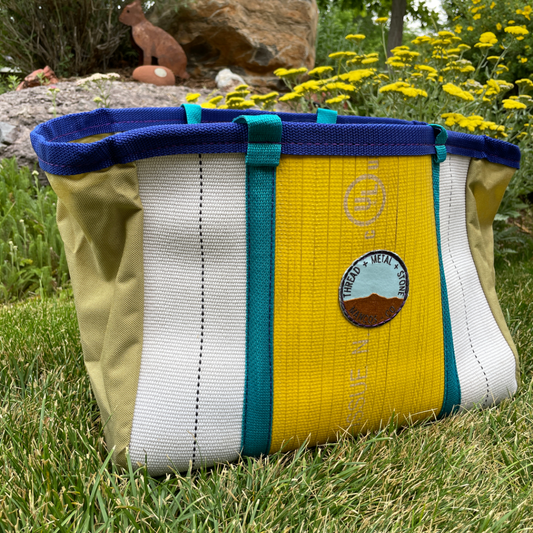 Repurposed Fire Hose Tote - Large