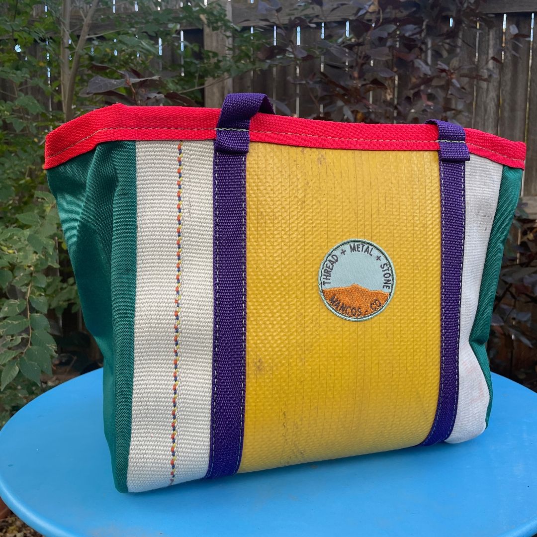 Repurposed Fire Hose Tote - Medium