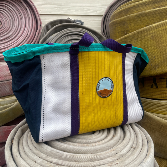 Repurposed Fire Hose Tote - Large