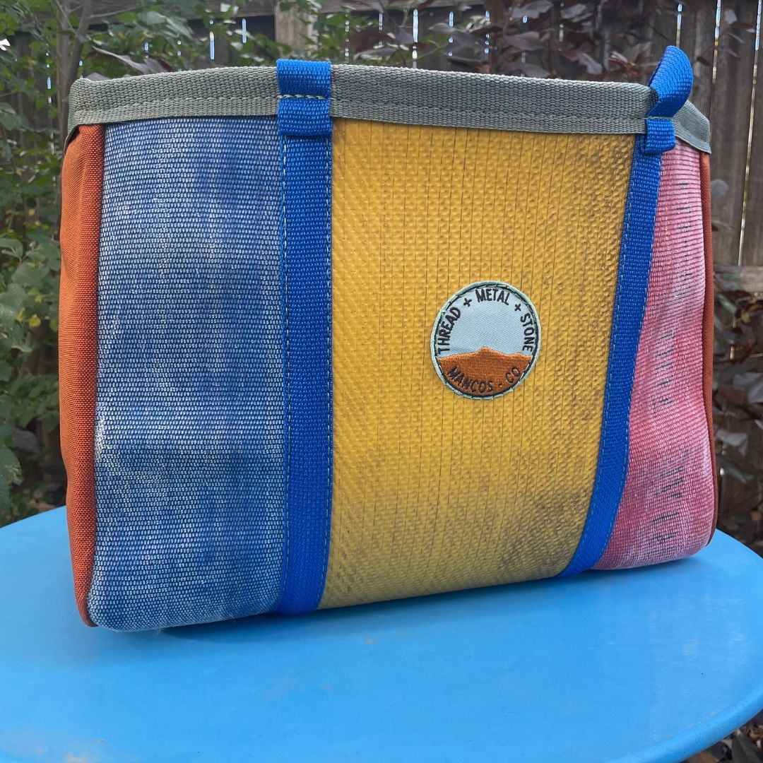 Repurposed Fire Hose Tote - Large