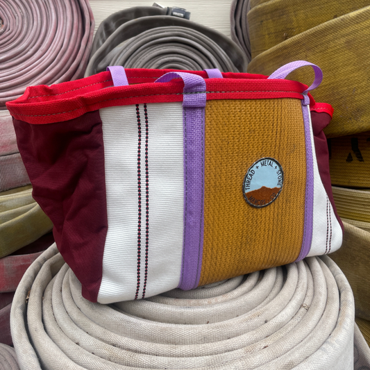 Repurposed Fire Hose Tote - Large