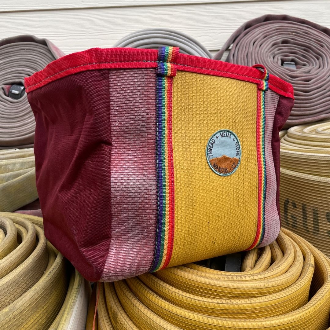 Repurposed Fire Hose Tote - Medium