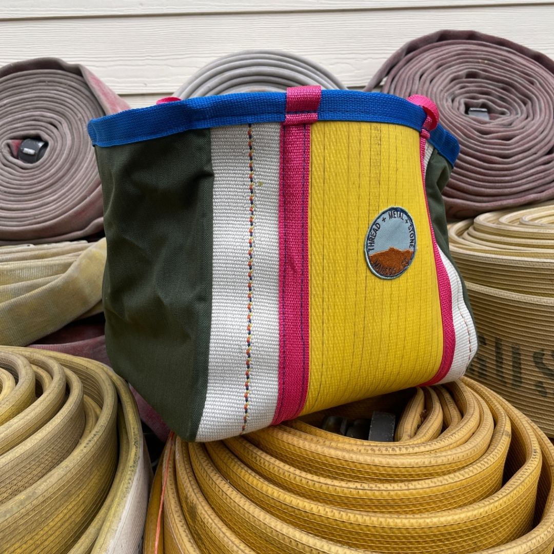 Repurposed Fire Hose Tote - Medium