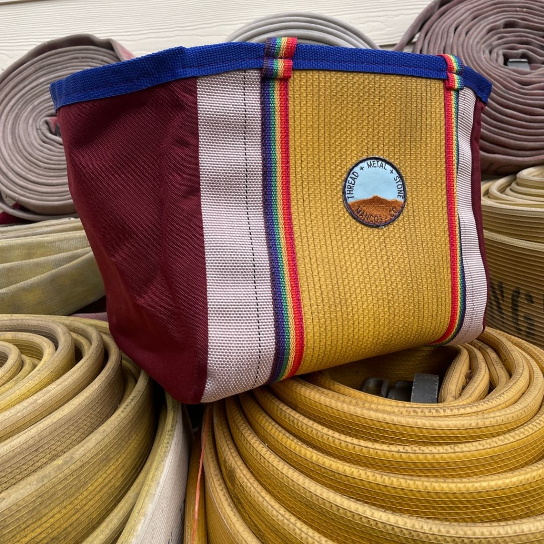 Repurposed Fire Hose Tote - Medium