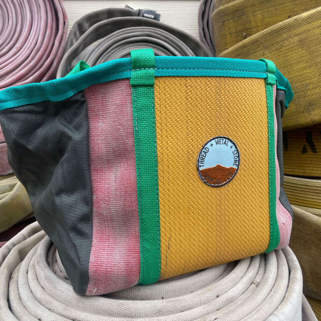 Repurposed Fire Hose Tote - Medium