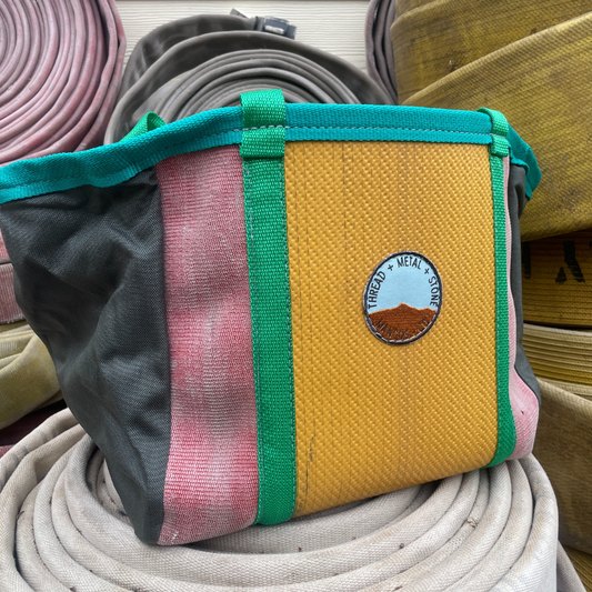 Repurposed Fire Hose Tote - Medium