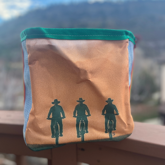 Repurposed Fire Hose Tote limited edition artist collection - Large