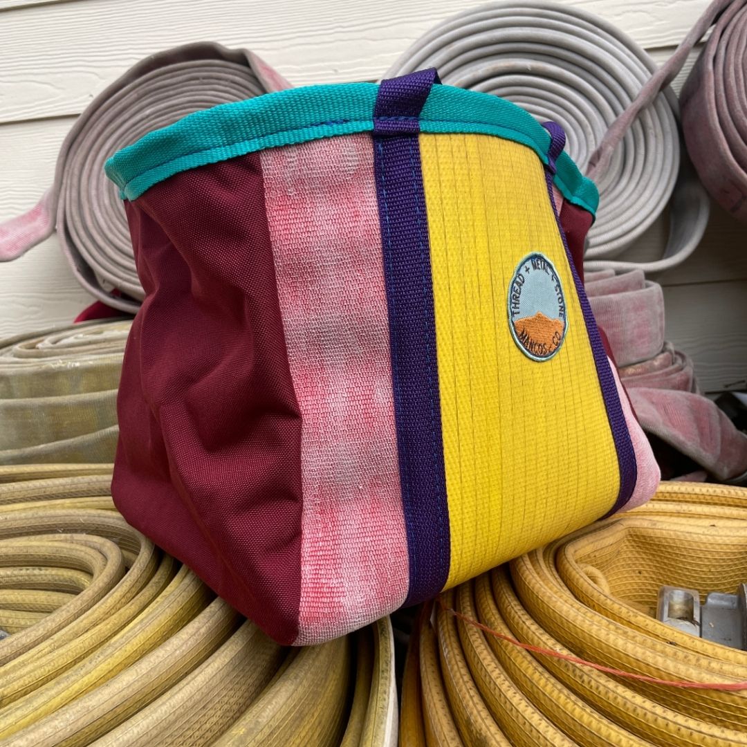 Repurposed Fire Hose Tote - Medium