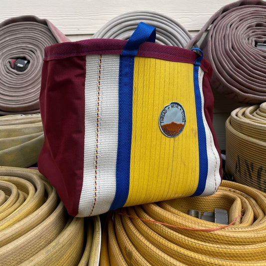 Repurposed Fire Hose Tote - Medium