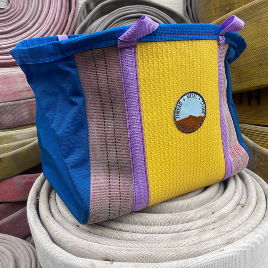 Repurposed Fire Hose Tote - Medium