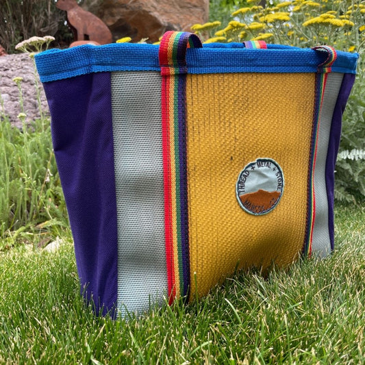 Repurposed Fire Hose Tote - Small