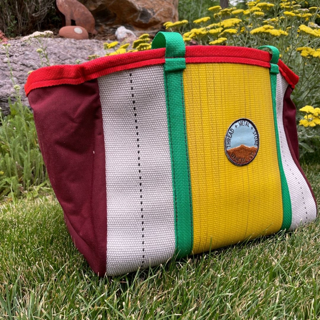 Repurposed Fire Hose Tote - Large