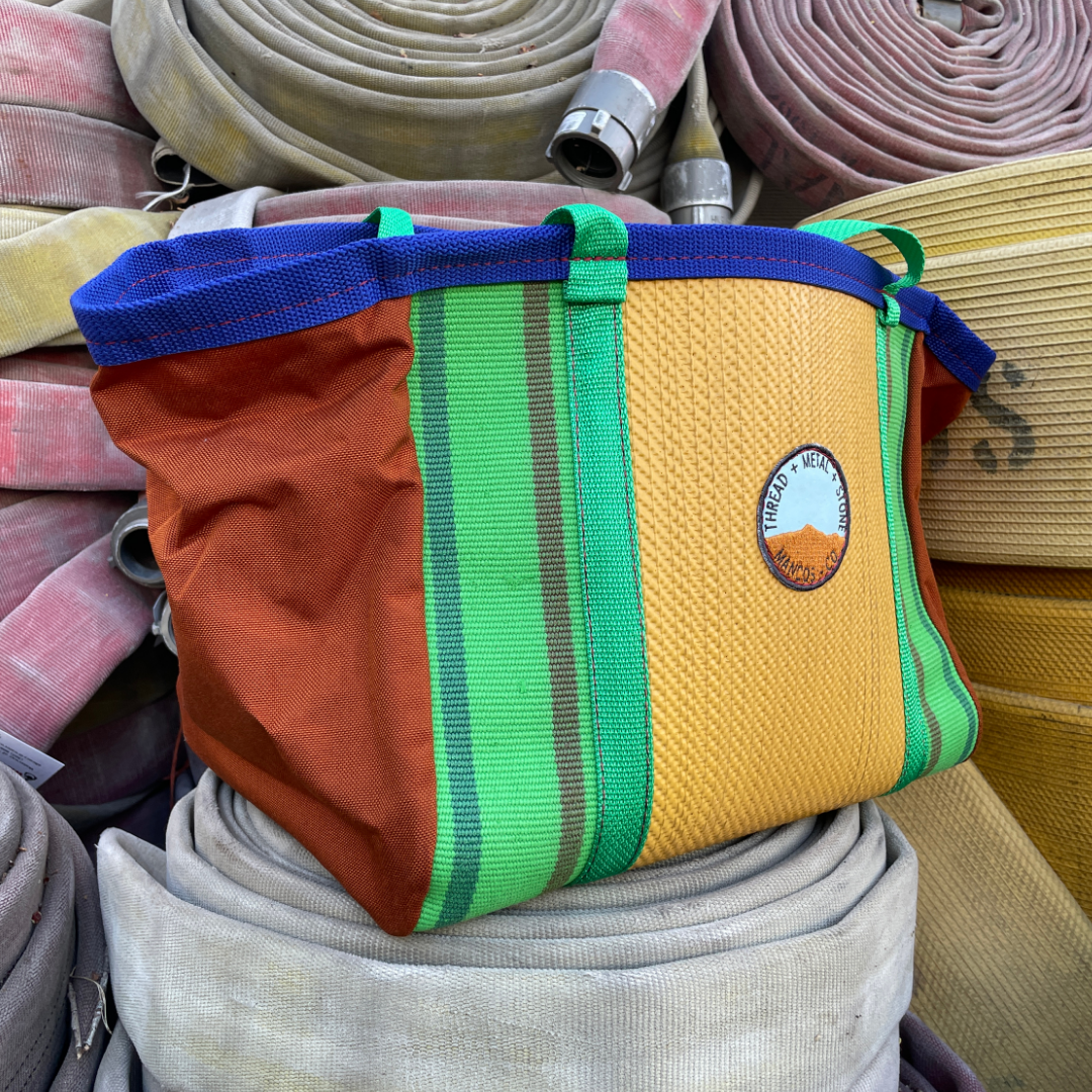 Repurposed Fire Hose Tote - Medium