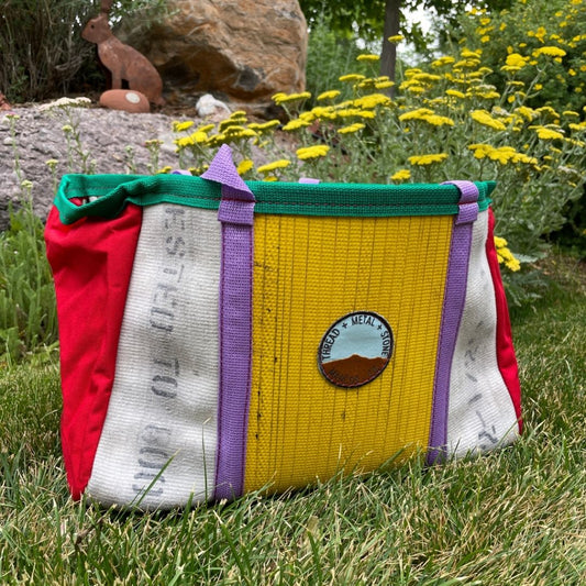Repurposed Fire Hose Tote - Large