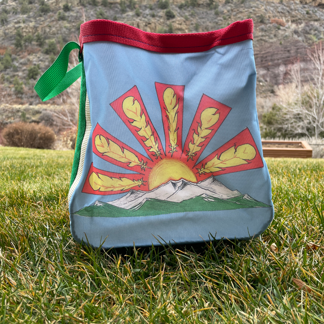 Artist Collaboration: Joe Philpott Repurposed Fire Hose Tote - Medium