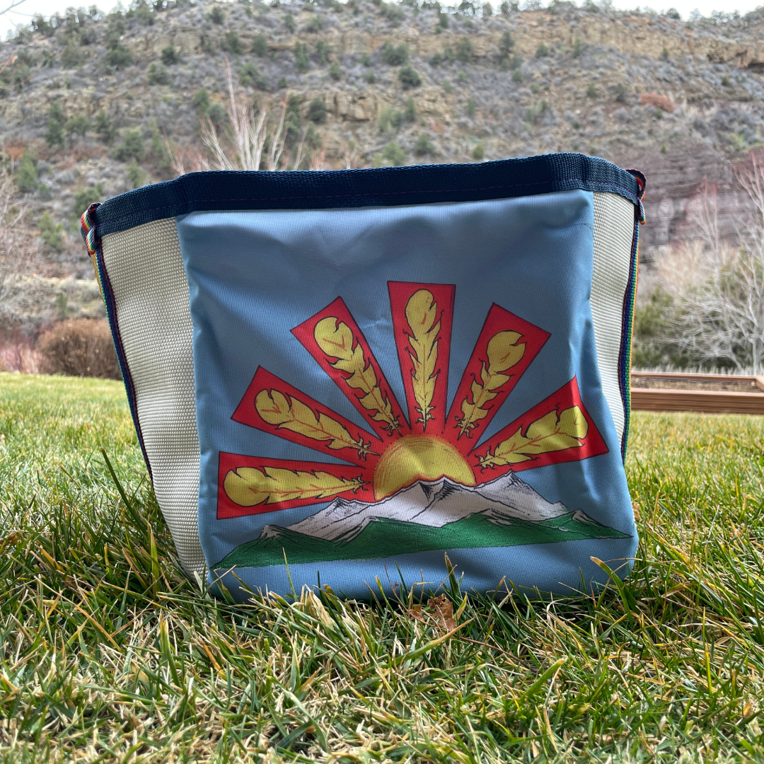 Artist Collaboration: Joe Philpott Repurposed Fire Hose Tote - Large
