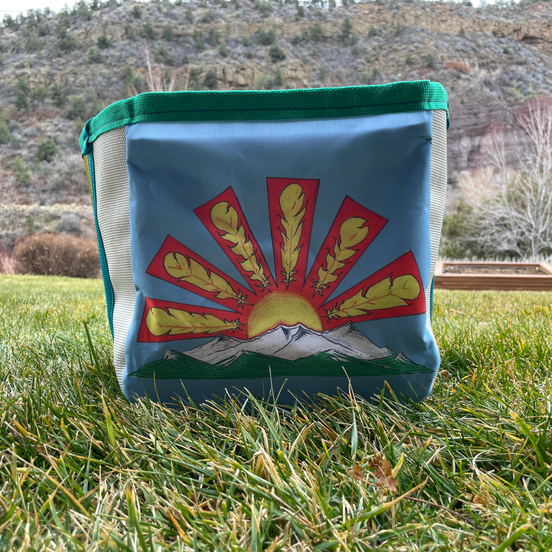 Artist Collaboration: Joe Philpott Repurposed Fire Hose Tote - Large