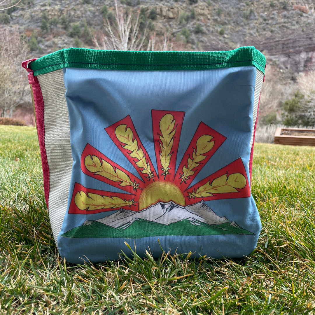 Artist Collaboration: Joe Philpott Repurposed Fire Hose Tote - Large