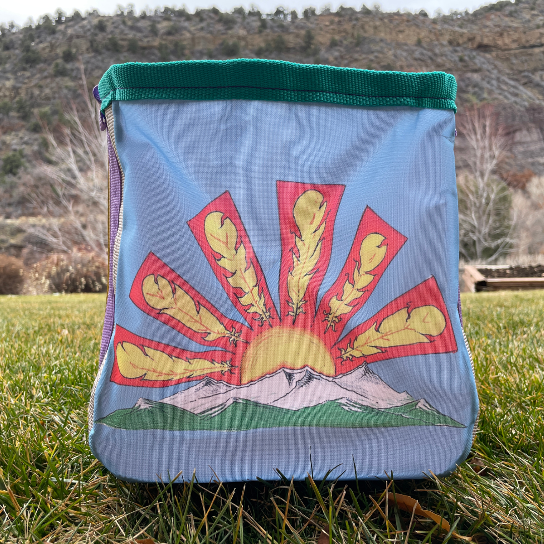 Artist Collaboration: Joe Philpott Repurposed Fire Hose Tote - Medium