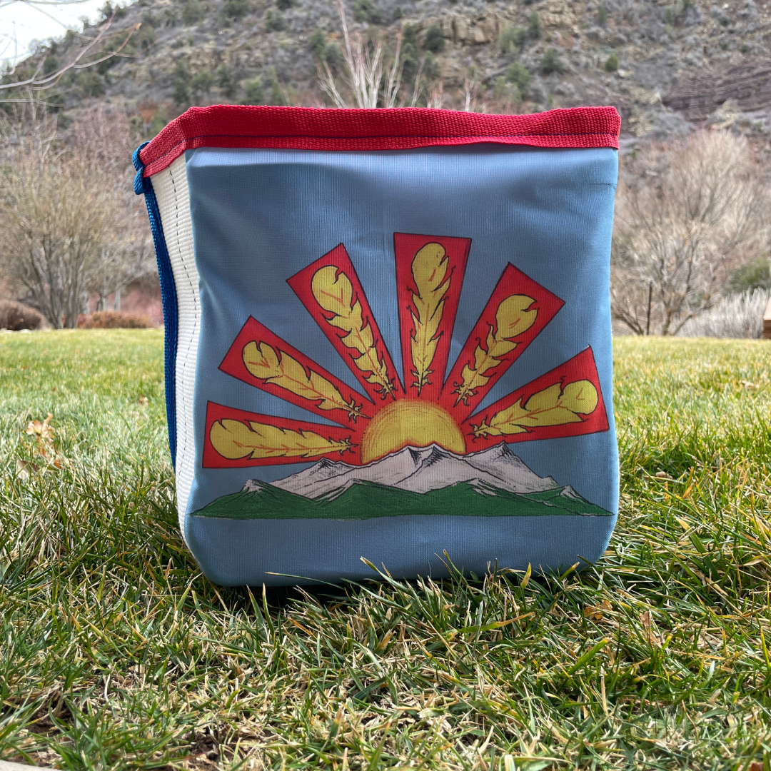 Artist Collaboration: Joe Philpott Repurposed Fire Hose Tote - Large