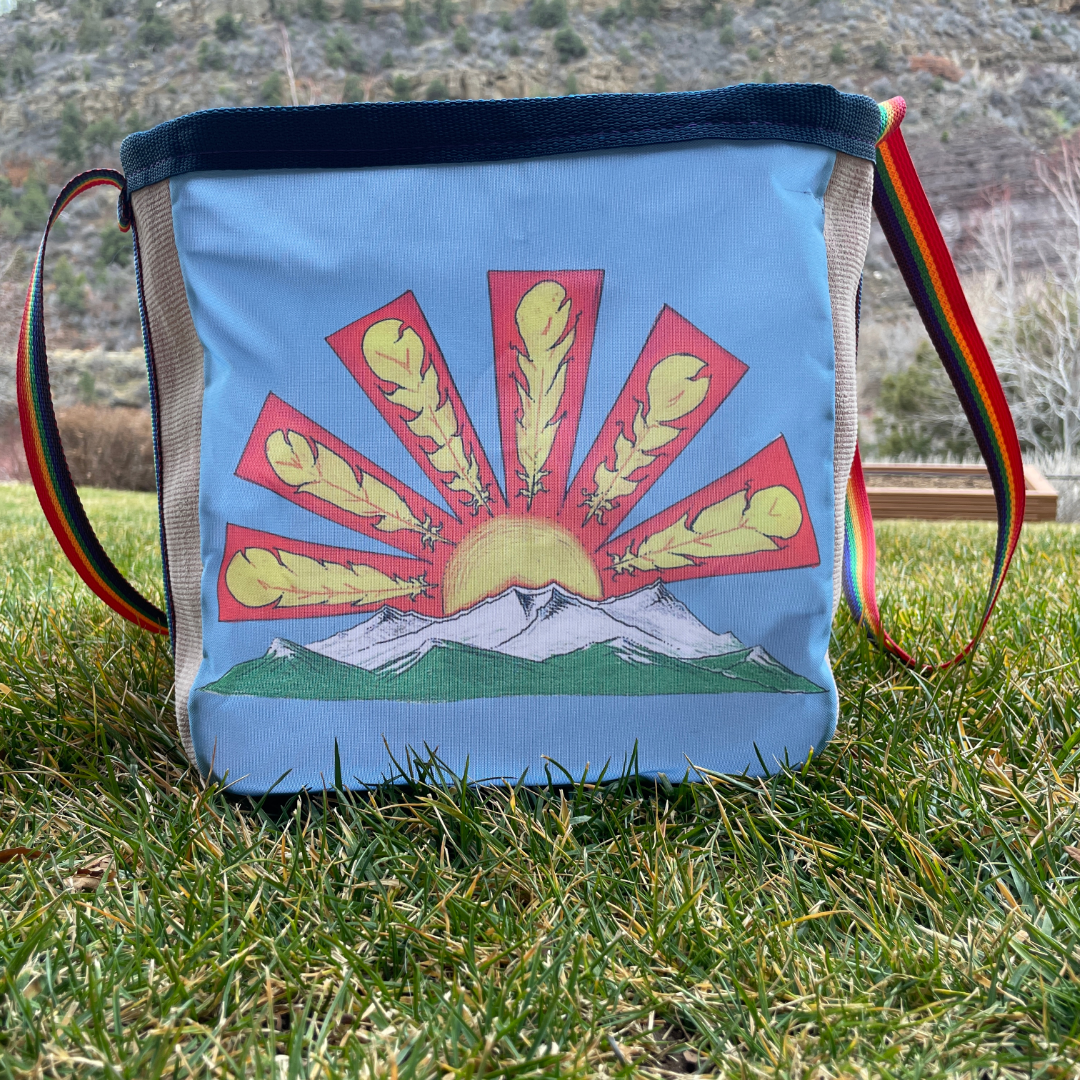 Artist Collaboration: Joe Philpott Repurposed Fire Hose Tote - Medium