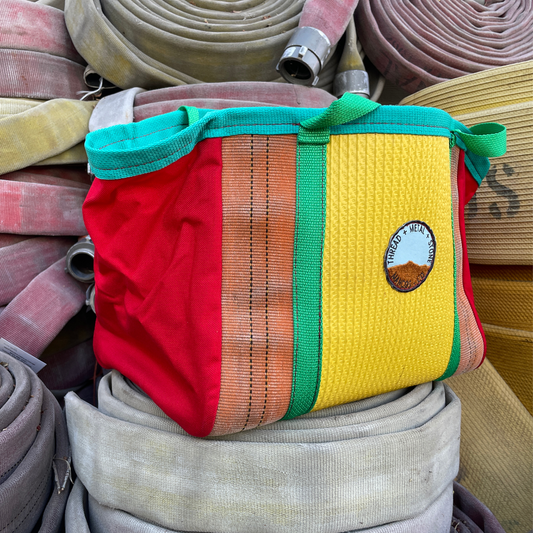 Repurposed Fire Hose Tote - Medium