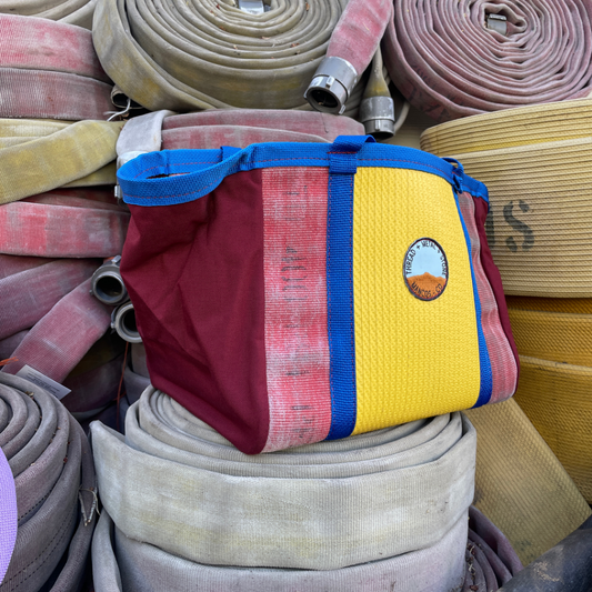 Repurposed Fire Hose Tote - Medium